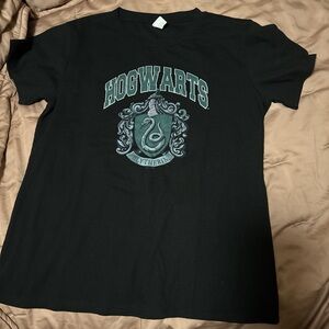 Black Hogwarts Slytherin T-Shirt